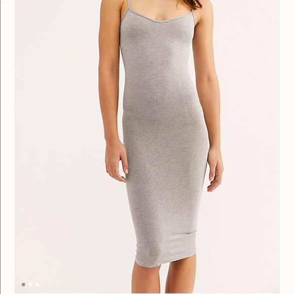 NWOT Free People Midi Seamless Slip Dress XS/S - Picture 7 of 7